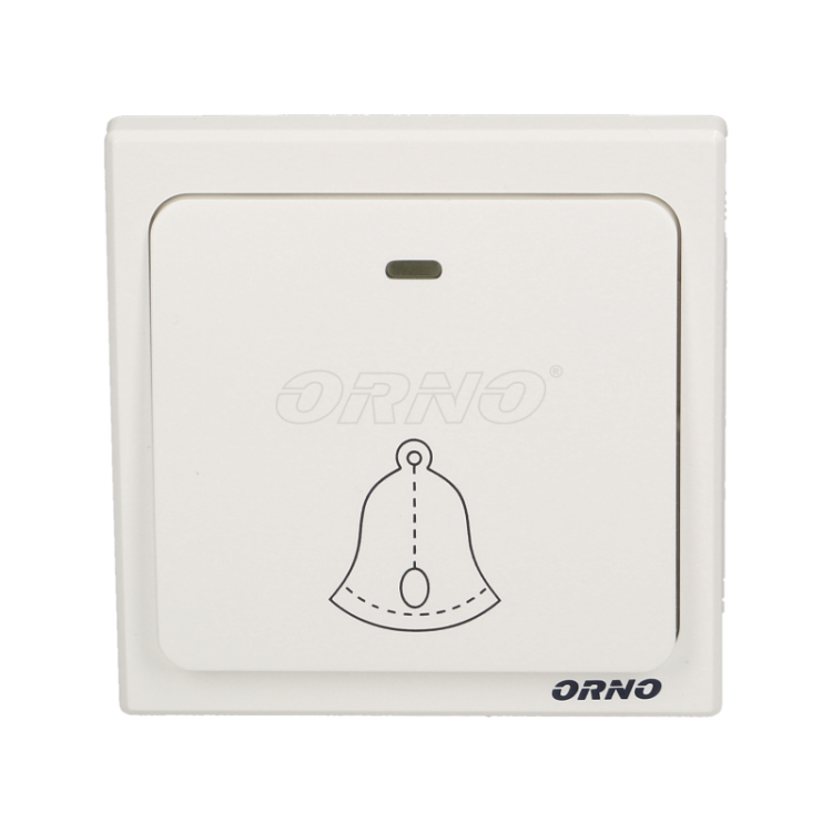 Dzwonek bezprzewodowy SMARTEK AC 230V z Learning System i bezbateryjnym przyciskiem ORNO OR-DB-LT-126 Gniazdkowy