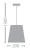 Lampa sufitowa wisząca MIX PENDANT LAMP W 23984 Kanlux
