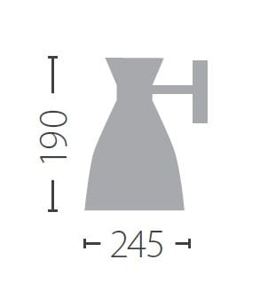 Lampa ścienna Kinkiet Kanlux RETRO WALL LAMP BG Beżowa 23990