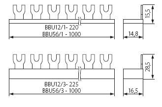 Szyna łączeniowa BBU54/3 2158 Kanlux
