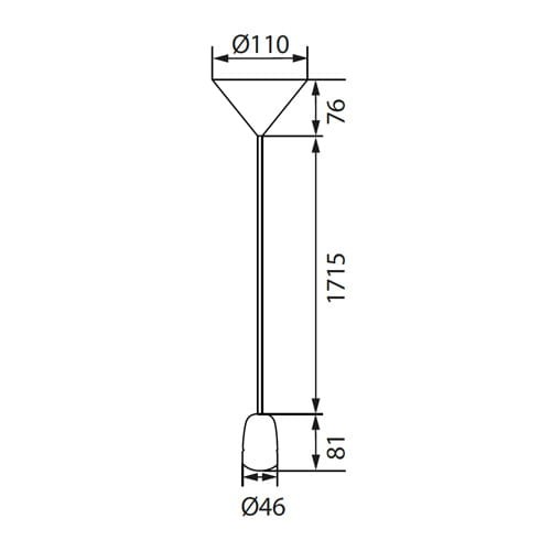 Lampa sufitowa wisząca TOKIA P-R 25523 Kanlux Loft