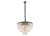 Lampa sufitowa CRISTAL BLAC M ZWIS 7616 NOWODVORSKI Lighting 9xE14 nowoczesna wisząca lampa oświetleniowa żyrandol czarny metal kryształ Inspiracje Premium