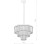 Lampa sufitowa CRISTAL BLAC M ZWIS 7616 NOWODVORSKI Lighting 9xE14 nowoczesna wisząca lampa oświetleniowa żyrandol czarny metal kryształ Inspiracje Premium