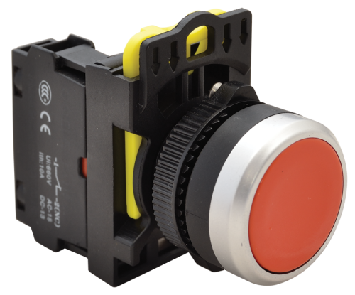 Przełącznik kryty, czerwony 1×NC, 5A/230V AC-15, IP65 NYK3-R Tracon Electric