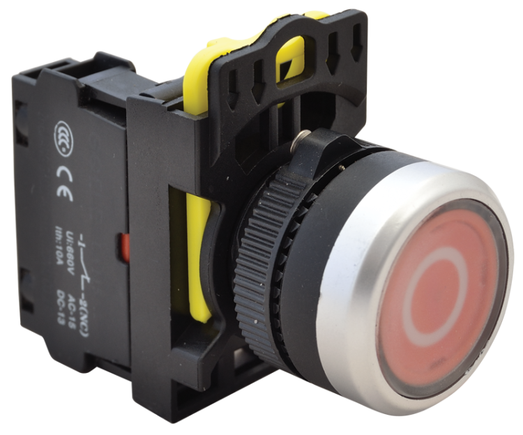 Przełącznik z piktogramem, czerwony (białe 0) 1×NC, 5A/230V AC-15, IP65 NYK3-P2 Tracon Electric