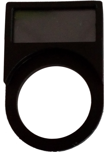Tabliczka opisowa (zatraskiwana od tyłu) 25×10mm; ABS NYG3-LHB Tracon Electric