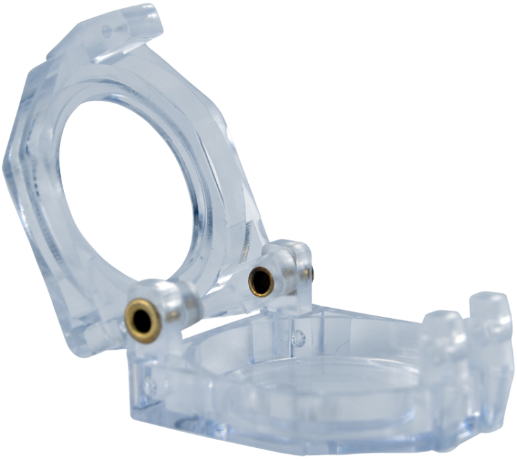 Pokrywa plombowana D=50mm/d=22mm; h=20mm; POLYCARBONATE NYG3-SCAP Tracon Electric