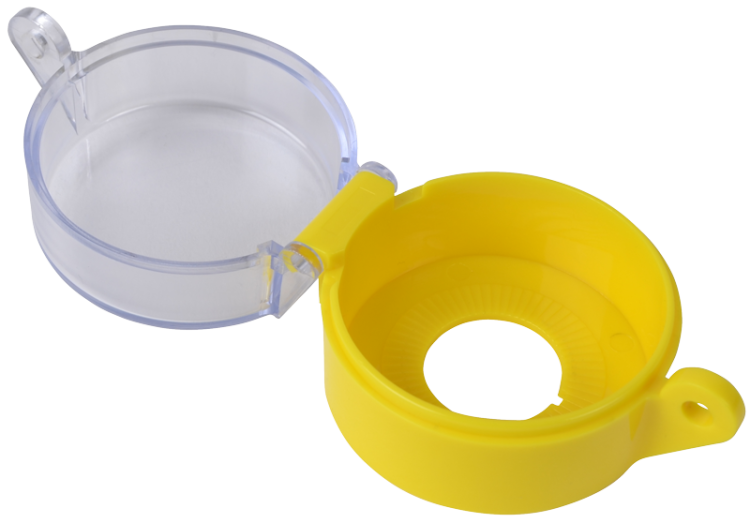 Pokrywa plombowana D=50mm/d=22mm; h=32mm; POLYCARBONATE NYG3-LCAP Tracon Electric