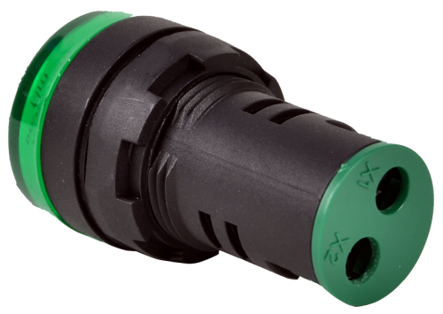 Miernik napięcia, sygnalizacja LED zielona 24-500VAC, d=22mm NYG3-VG Tracon Electric