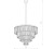 Lampa sufitowa CRISTAL BLACK L ZWIS 7614 NOWODVORSKI Lighting 12xE14 nowoczesna wisząca lampa oświetleniowa żyrandol czarny metal kryształ Inspiracje Premium