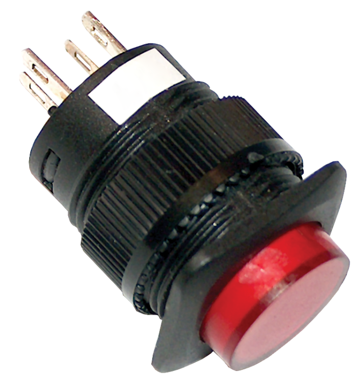 Przycisk z lampką sygnalizacyjną mini czerwony 1×NO, 110V AC/DC MNG-110R Tracon Electric