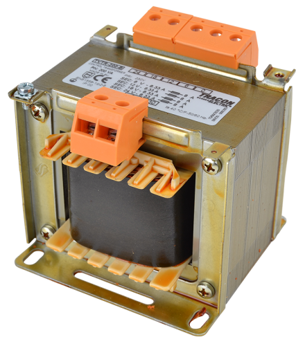 Zwykły transformator jednofazowy 230V / 6-12-18-24V, max.150VA TVTR-150-B Tracon Electric