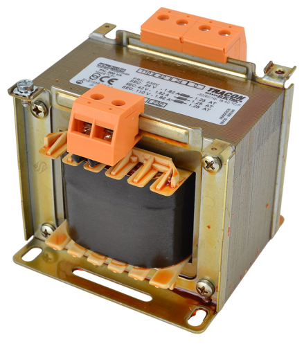 Zwykły transformator jednofazowy 230V / 24-42-110V, max.250VA TVTR-250-D Tracon Electric