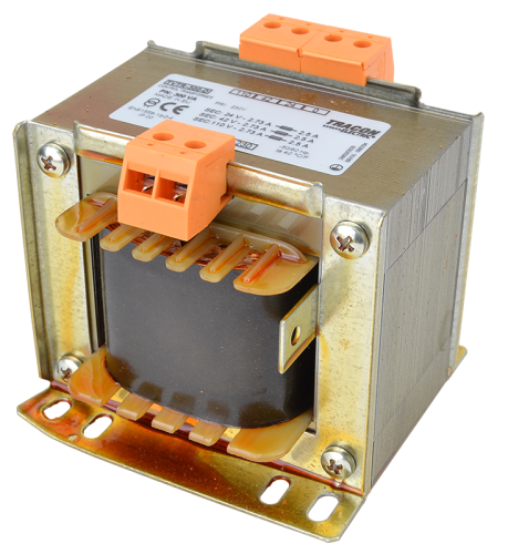 Zwykły transformator jednofazowy 230V / 24-42-110V, max.300 VA TVTR-300-D Tracon Electric