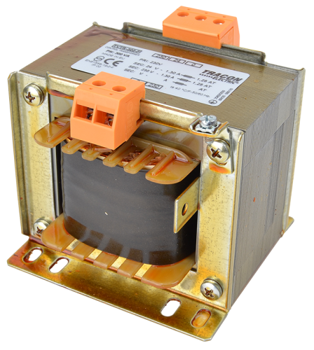 Zwykły transformator jednofazowy 230V / 24-230V, max.300VA TVTR-300-F Tracon Electric