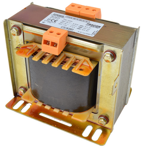 Zwykły transformator jednofazowy 230V / 24-42-110V, max.630VA TVTR-630-D Tracon Electric