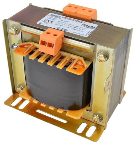 Zwykły transformator jednofazowy 230V / 42-110-230V, max.630VA TVTR-630-E Tracon Electric