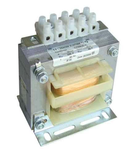 Transformator bezpieczeństwa, jednofazowy 400V / 230V, 60VA TVTRB-60-S Tracon Electric