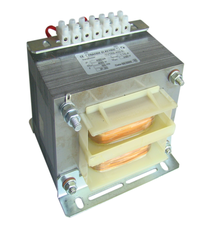 Transformator bezpieczeństwa, jednofazowy 230V / 42V, 400VA TVTRB-400-O Tracon Electric