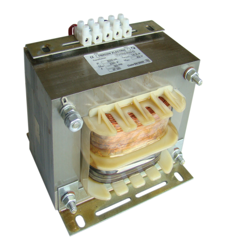 Transformator bezpieczeństwa, jednofazowy 230V / 42V, 600VA TVTRB-600-O Tracon Electric
