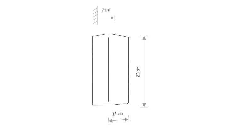 Lampa ścienna Loft BERGEN GRAPHITE 9707 NOWODVORSKI Lighting 2xGU10 nowoczesna lampa oświetleniowa kinkiet Industrialny grafitowy metal podwójny Inspiracje Premium