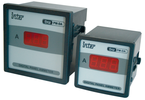 Amperomierz cyfrowy bezpośredni na prąd przemienny 72×72mm, 50A AC ACAMD-72-50 Tracon Electric