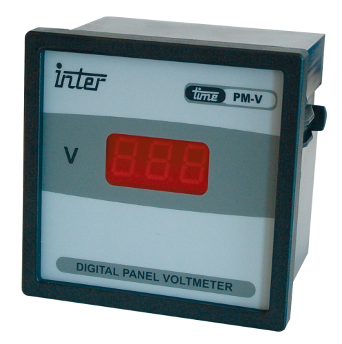 Woltomierz cyfrowy bezpośredni na prąd przemienny 1-fazowy 96×96mm, 500V AC ACVMD-96-500 Tracon Electric