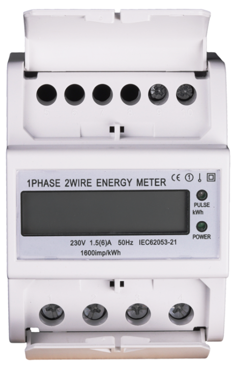 Jednofazowy licznik energii LCD do przekładnika prądowego 230V / 5 A Pd=1W TVO-F1-CT Tracon Electric