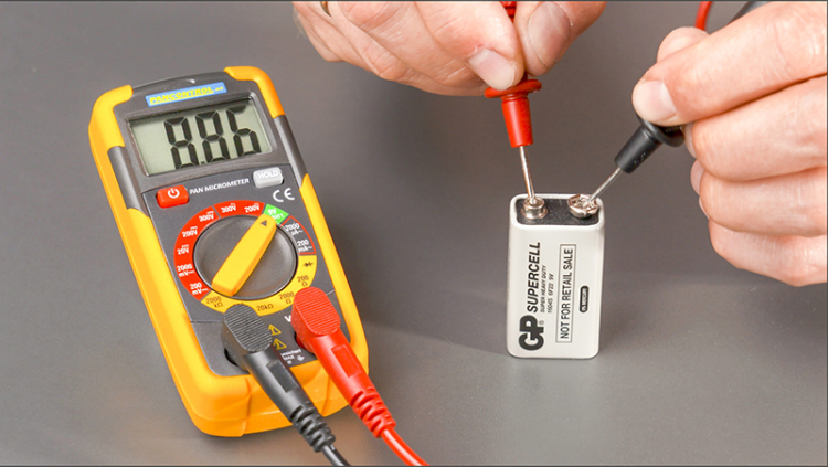 Kompaktowy multimetr cyfrowy DCV, ACV, DCA, OHM, dioda PANMICROMETER Tracon Electric