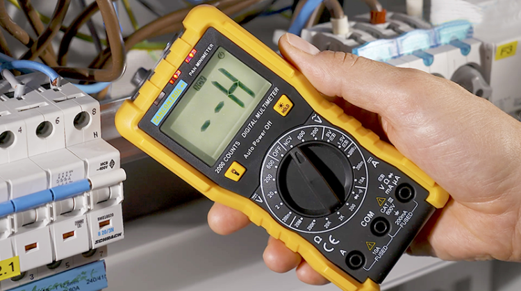 Kompaktowy multimetr cyfrowy DCV, ACV, DCA, OHM, dioda, NCV PANMINIMETER Tracon Electric