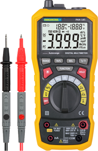 Multimetr cyfrowy - multisensor C, Term, Humidity, dB, Hz,Lux, PAN185 Tracon Electric