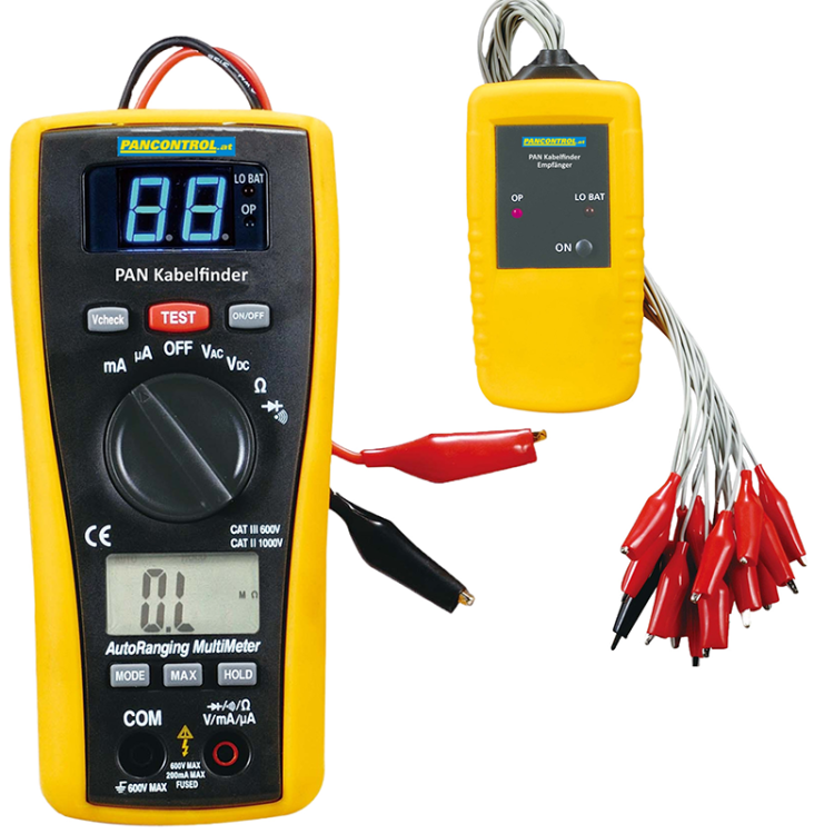 Multimetr cyfrowy z lokalizatorem przewodów ×16 PANKABELFINDER Tracon Electric