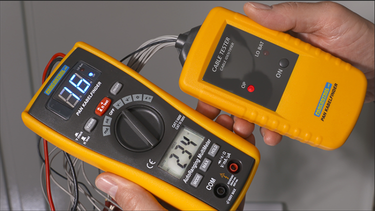 Multimetr cyfrowy z lokalizatorem przewodów ×16 PANKABELFINDER Tracon Electric