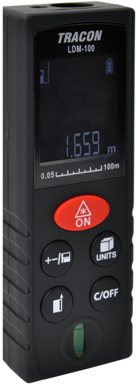 Dalmierz laserowy max. 100m LDM100 Tracon Electric