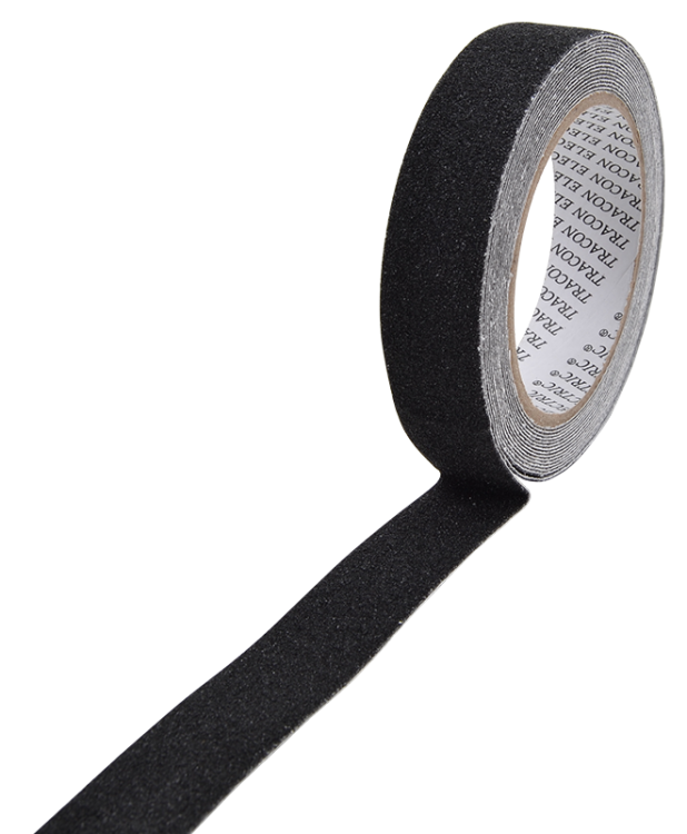 Taśma antypoślizgowa, czarna 5m × 25mm SRTB25 Tracon Electric