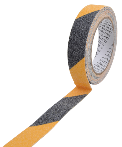 Taśma antypoślizgowa, ostrzegawcza czarno-żółta 5m × 25mm SRTYB25 Tracon Electric