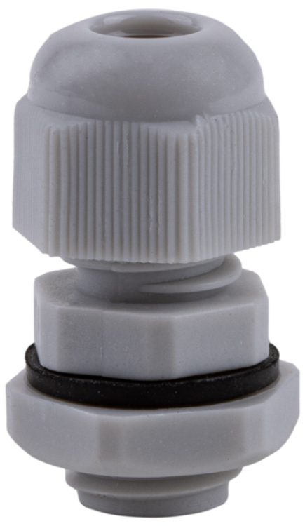 Dławik kablowy z nakrętką, plastik IP66, 3.5-6.5mm PG-7 Tracon Electric