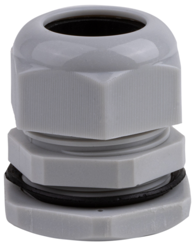 Dławik kablowy z nakrętką, plastik IP66, 14-18mm PG-21 Tracon Electric