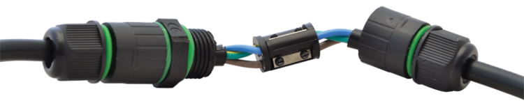Hermetyczne złącze kablowe z dławikami 3×1 mm2, Pg9, IP65, PA6.6 CST1 Tracon Electric