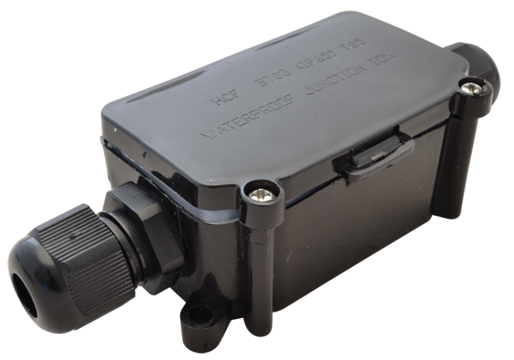 Hermetyczne złącze kablowe w puszce 3×2,5 mm2, IP68, PA6.6 CSTBOX Tracon Electric
