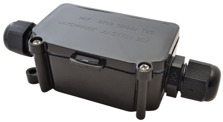 Hermetyczne złącze kablowe w puszce 3×2,5 mm2, IP68, PA6.6 CSTBOX Tracon Electric
