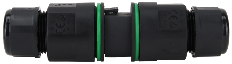 Hermetyczne złącze kablowe z dławikami, z szybkozłączką 3×1-3×2.5 mm2, IP68, PA6.6, 3P, 250VAC, 16A CST25F Tracon Electric