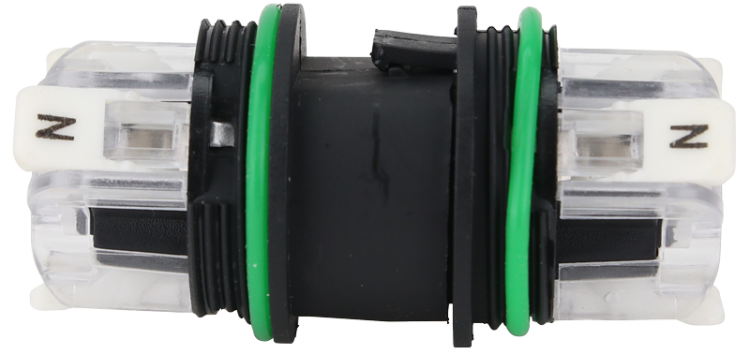 Hermetyczne złącze kablowe z dławikami, z szybkozłączką 3×1-3×2.5 mm2, IP68, PA6.6, 3P, 250VAC, 16A CST25F Tracon Electric