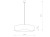 Lampa sufitowa wisząca Loft TURDA WHITE III ZWIS 8945 NOWODVORSKI Lighting 3xE27 nowoczesna oświetleniowa sufitowa zwis Industrialna abażur biały biała metal Inspiracje Premium