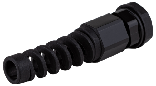 Metryczny dławik kablowy z elementem odprężającym M12×1.25mm MG-12TG Tracon Electric