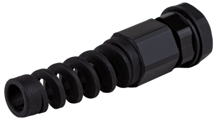 Metryczny dławik kablowy z elementem odprężającym M12×1.25mm MG-12TG Tracon Electric