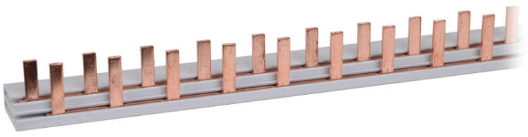 Listwa połączeniowa - bolcowa max.63A, 230/400VAC, 1P+N,54modul, 1m TFSS-1+N Tracon Electric