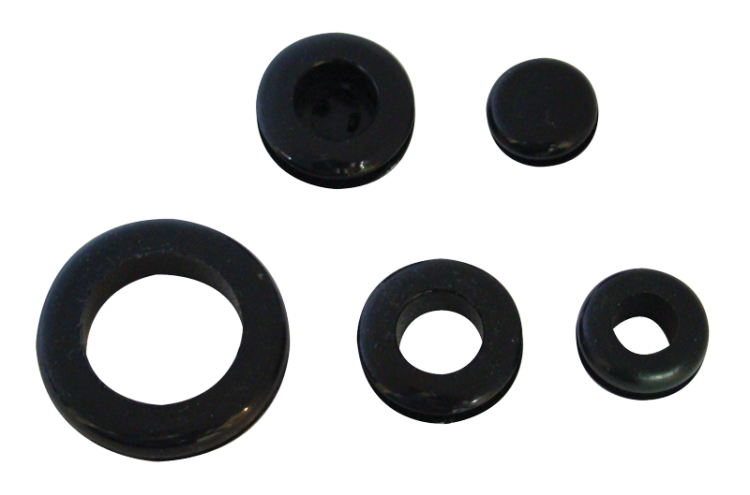 Przepust kablowy otwarty, guma B=6mm, C=3mm BV0603 Tracon Electric