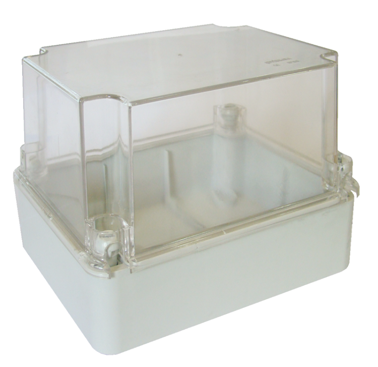 Puszka plastikowa z ułatwieniami, jasnoszara,przeźr. pokrywa 310×230×180mm, IP55 MD312318T Tracon Electric