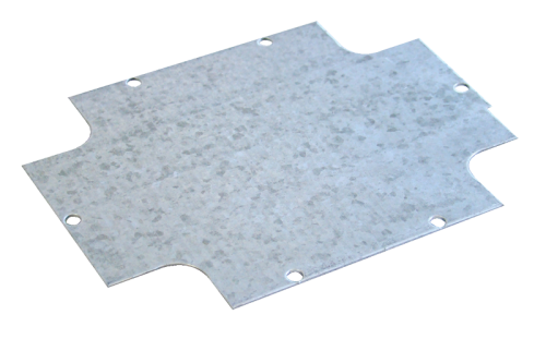 Galwanizowana płyta montażowa do puszek MD 172×127mm MD-SZL1 Tracon Electric